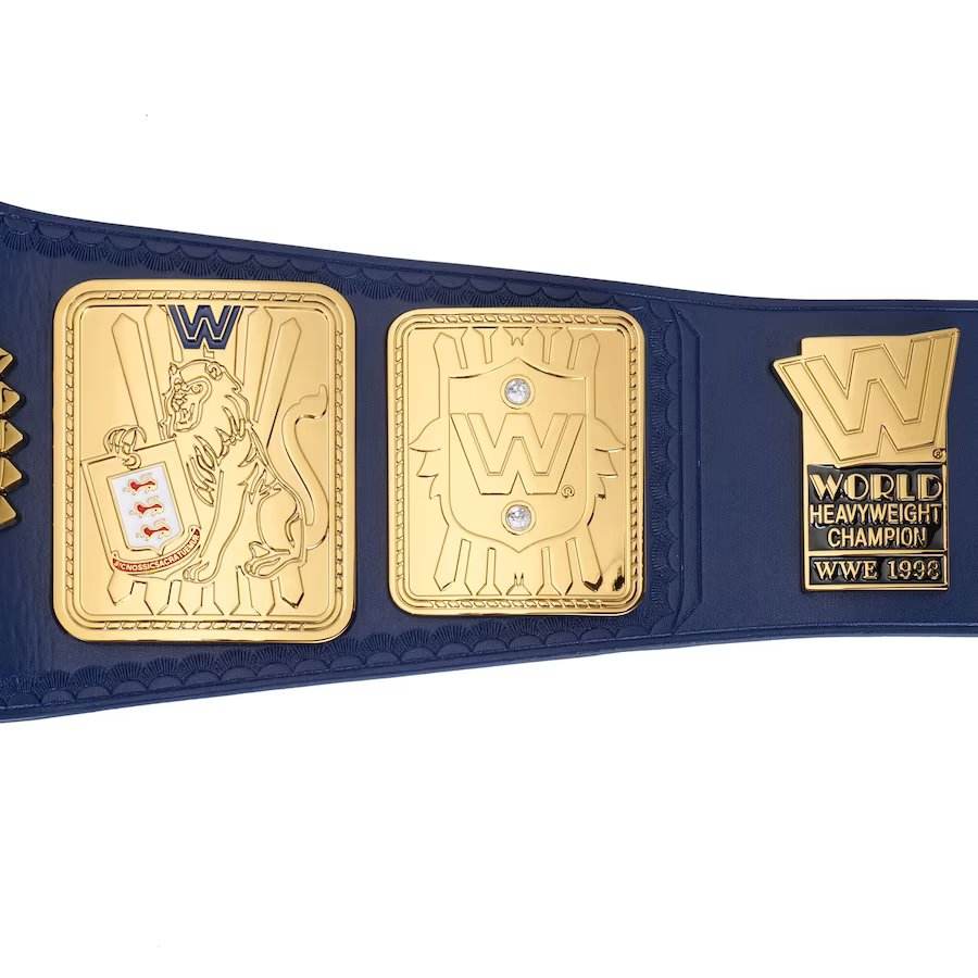 Blue WWE Big Eagle Championship Replica Title Belt - WWF Belt