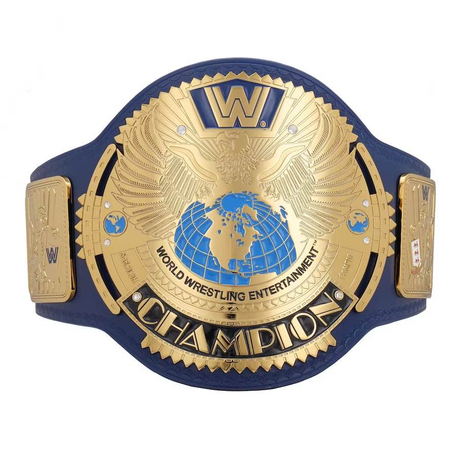 Blue WWE Big Eagle Championship Replica Title Belt - WWF Belt