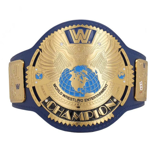Blue WWE Big Eagle Championship Replica Title Belt - WWF Belt