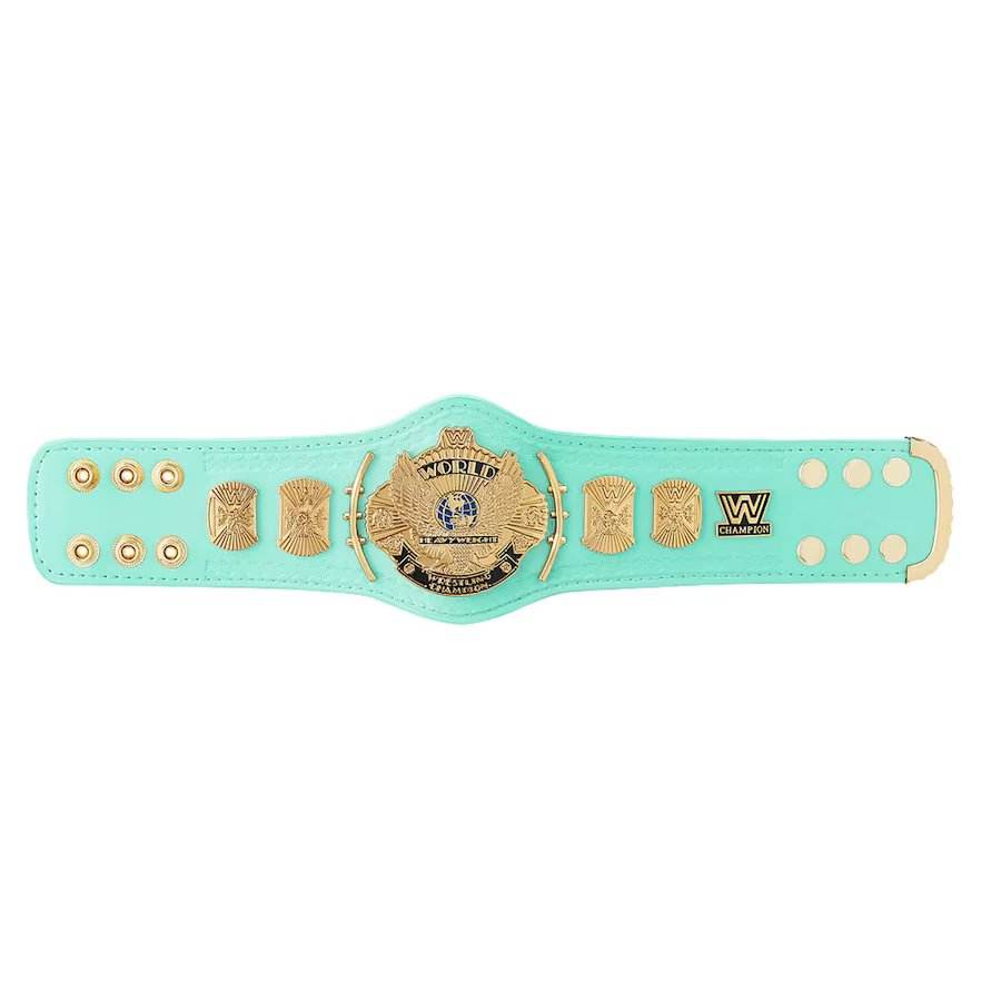 Blue WWE Winged Eagle Championship Mini Replica Title Belt - WWF Belt