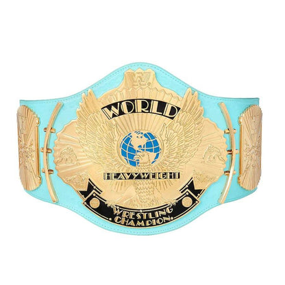 Blue WWE Winged Eagle Championship Replica Title Belt - WWF Belt