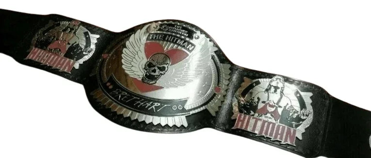 Bret Hart The Hitman Wrestling Championship Title Belt - WWF Belt