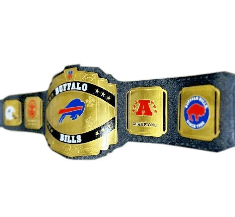 Buffalo Bills Super Bowls NFL Championship Replica Title Belt - WWF Belt
