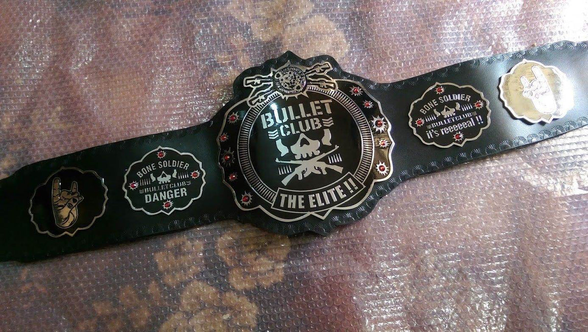 Bullet Club Wrestling Championship Title Belt - WWF Belt
