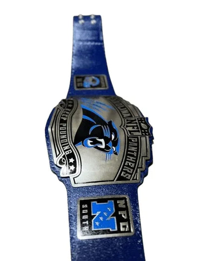 Carolina Panthers NFL Super Bowl Championship Title Belt - WWF Belt
