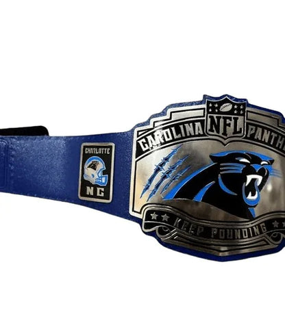 Carolina Panthers NFL Super Bowl Championship Title Belt - WWF Belt