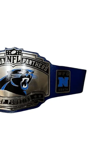 Carolina Panthers NFL Super Bowl Championship Title Belt - WWF Belt