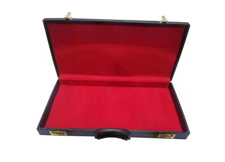 Championship Belt Leather Wooden Hard Display Case - WWF Belt