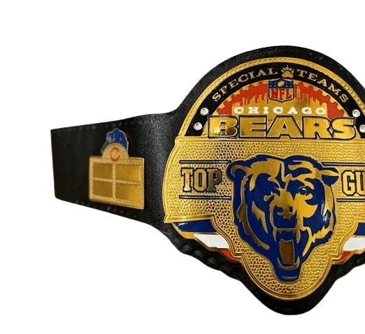 Chicago Bears NFL Championship Title Belt - WWF Belt