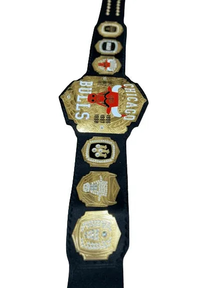 Chicago Bulls Basket Ball Championship Belt Adult Size 2mm Brass - WWF Belt