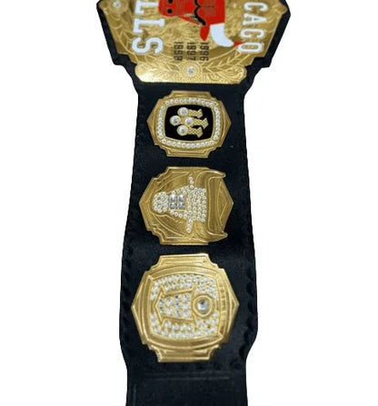 Chicago Bulls Basket Ball Championship Belt Adult Size 2mm Brass - WWF Belt