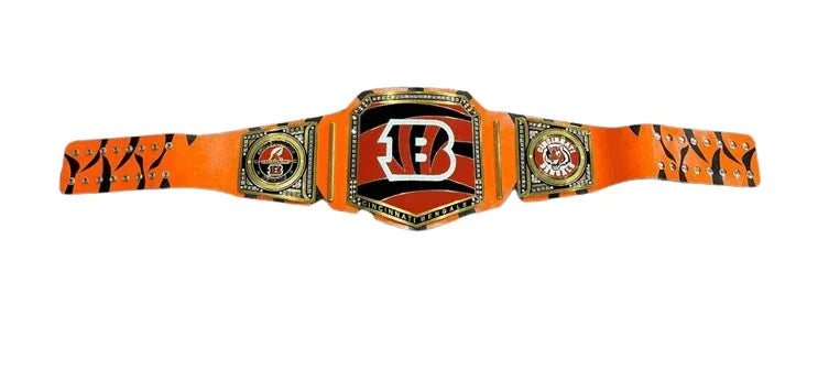 Cincinnati Bengals NFL Super Bowl Football Championship Belt - WWF Belt