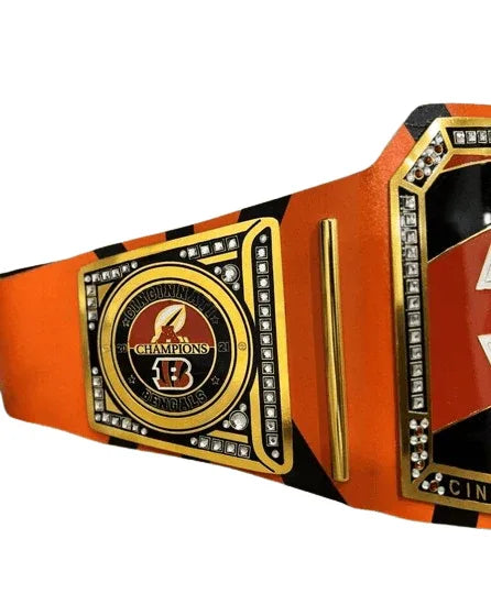 Cincinnati Bengals NFL Super Bowl Football Championship Belt - WWF Belt