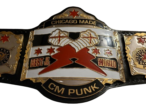 CM Punk Chicago Made Best In The World Championship Belt