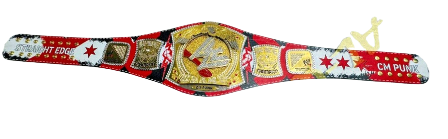 WWE CM Punk Spinner Wrestling Heavyweight Championship Replica Title Belt