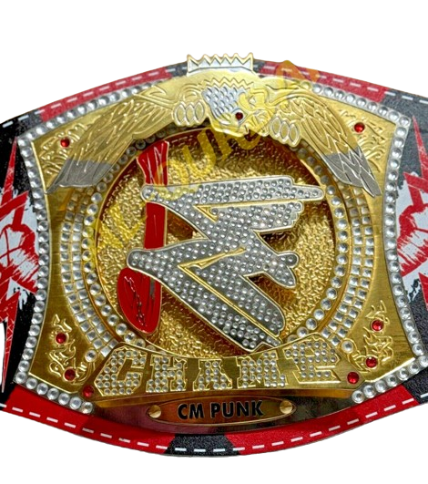 WWE CM Punk Spinner Wrestling Heavyweight Championship Replica Title Belt