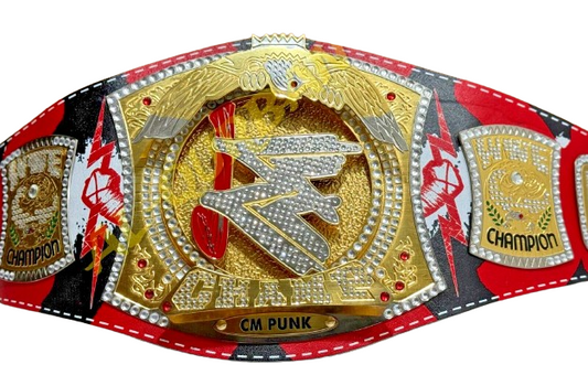 WWE CM Punk Spinner Wrestling Heavyweight Championship Replica Title Belt