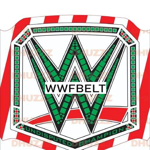 Custom WWE Happy Christmas Champion Replica Title Belt - WWF Belt