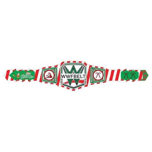 Custom WWE Happy Christmas Champion Replica Title Belt - WWF Belt