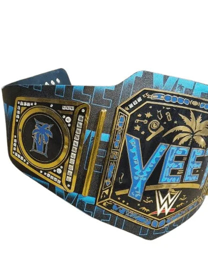 Custom YEET Jey Uso Championship Title Belt - WWF Belt