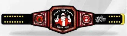 Customized Christmas Championship Replica Title Belt - WWF Belt