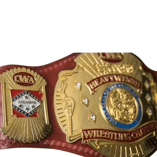 CWA Heavyweight Great Seal of the State Championship Belt - WWF Belt