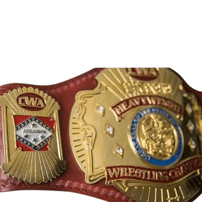 CWA Heavyweight Great Seal of the State Championship Belt - WWF Belt