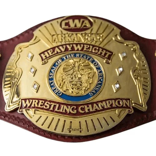 CWA Heavyweight Great Seal of the State Championship Belt - WWF Belt