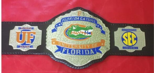 University of Florida Gators Football League Champion Belt SEC Championship Game