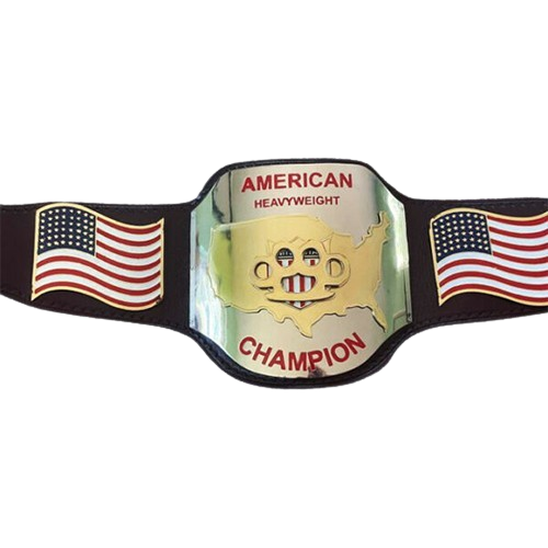 Bruiser Brody Brass Knuckles Championship Belt American Heavyweight Champion