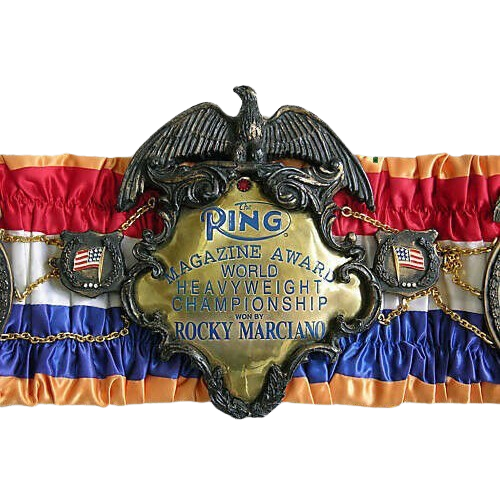 Rocky Marciano Ring Magazine World Heavyweight Boxing Championship Belt