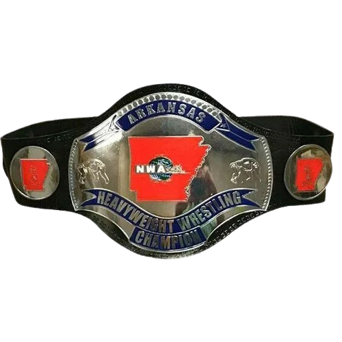 NWA Tri-State Arkansas Heavyweight Wrestling Champion Belt Alfred Williams Dizzy