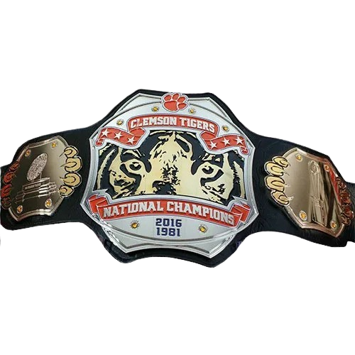 Clemson Tigers National Champions Belt American football team University NCCA