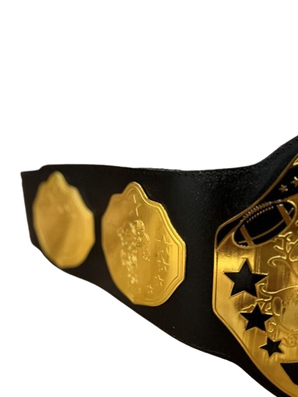 New Fantasy Football Championship belt Adult size In Brass 2mm Original Leather