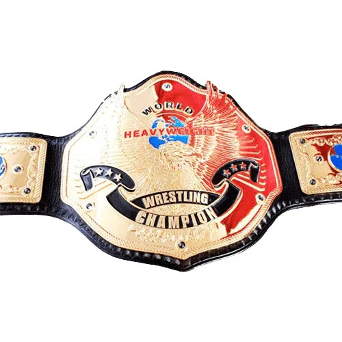 Freedom Big Gold Hybrid Championship Belt - WWF Belt