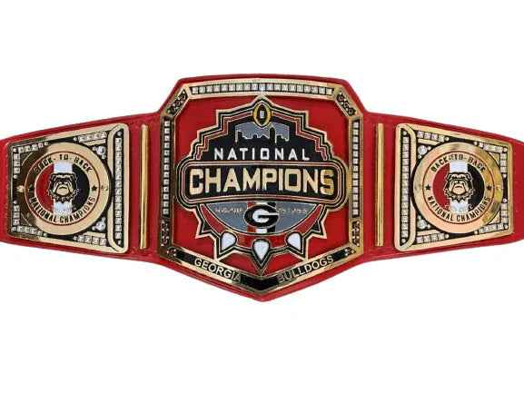 Georgia Bulldogs Super Bowl NFL Championship Replica Title Belt