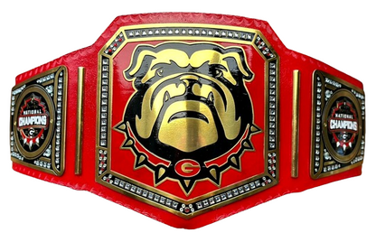 Georgia Bulldog NFL American Football Championship Belt