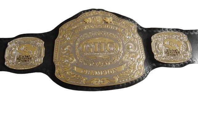 GHC Heavyweight Wrestling Championship Title Belt - WWF Belt