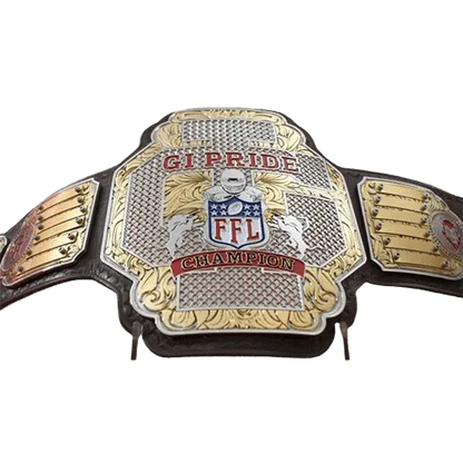 GI-Pride Fantasy Football Championship Belt - WWF Belt