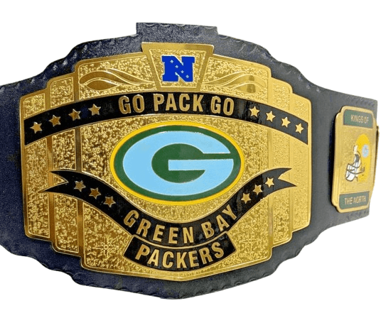 Green Bay Packers NFL Championship Wrestling Belt Brass AlloyChampionship BeltWWF Belt