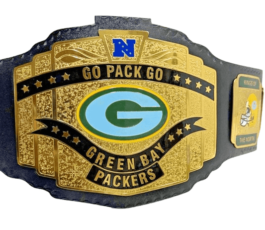 Green Bay Packers NFL Championship Wrestling Belt Brass AlloyChampionship BeltWWF Belt