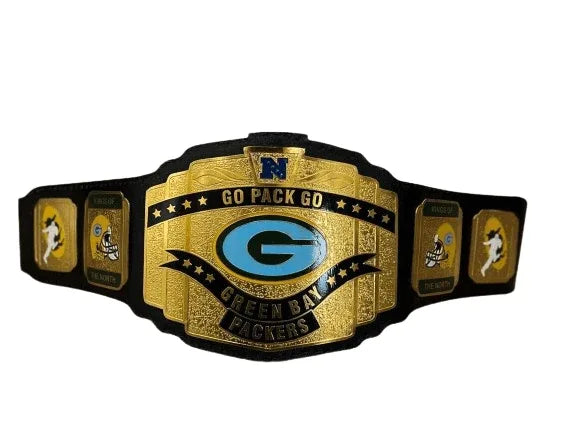 Green Bay Packers NFL Championship Wrestling Belt - WWF Belt