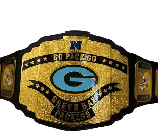 Green Bay Packers NFL Championship Wrestling Belt - WWF Belt