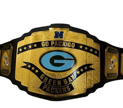 Green Bay Packers NFL Championship Wrestling Belt - WWF Belt