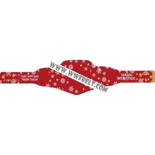 Happy Christmas Santa 2024 Special Gift Championship Belt - WWF Belt
