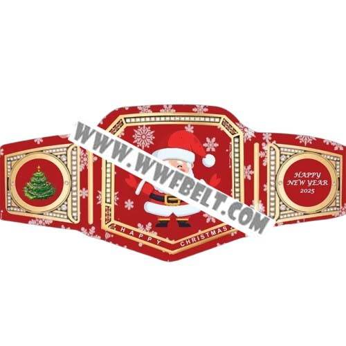 Happy Christmas Santa 2024 Special Gift Championship Belt - WWF Belt