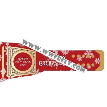 Happy Christmas Santa 2024 Special Gift Championship Belt - WWF Belt
