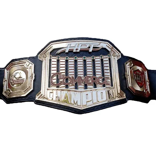 Heartland Poker Tour The Commerce Champion Belt - WWF Belt