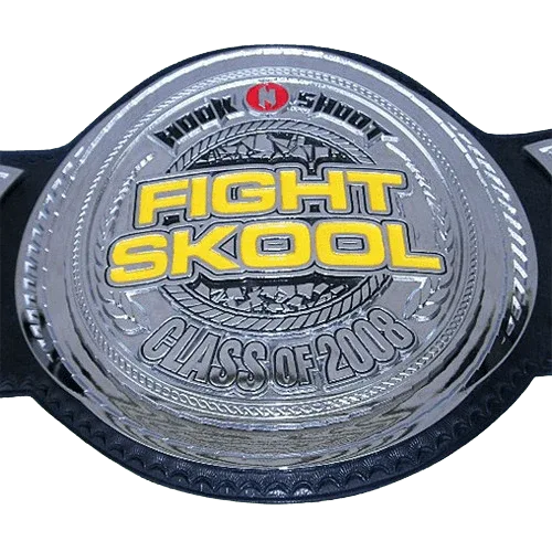 Hook N Shoot Fight Skool Class of 2008 Championship Belt - WWF Belt