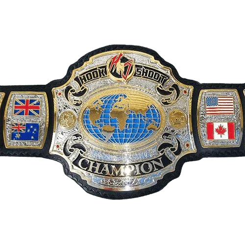 Hook N Shoot MMA World Championship Belt - WWF Belt